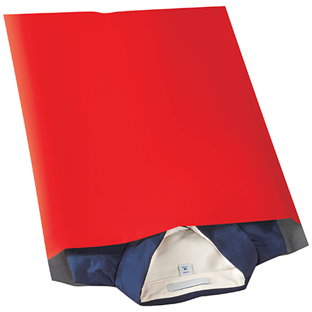 14 <span class='fraction'>1/2</span> x 19" Red Poly Mailers