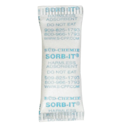 5/8 x 1 <span class='fraction'>9/32</span>" Silica Gel Packets