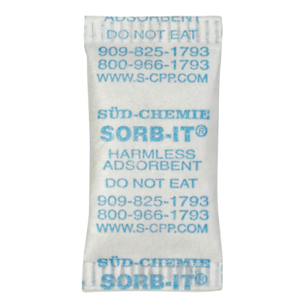 7/8 x 2 <span class='fraction'>1/8</span>" Silica Gel Packets