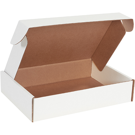 14 x 10 x 3" White Deluxe Literature Mailers