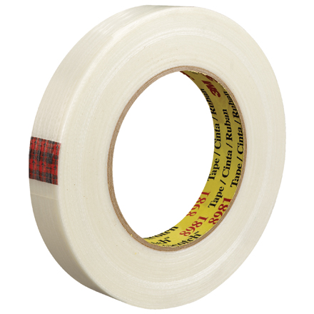 3/4" x 60 yds. (12 Pack) 3M<span class='tm'>™</span> 8981 Strapping Tape