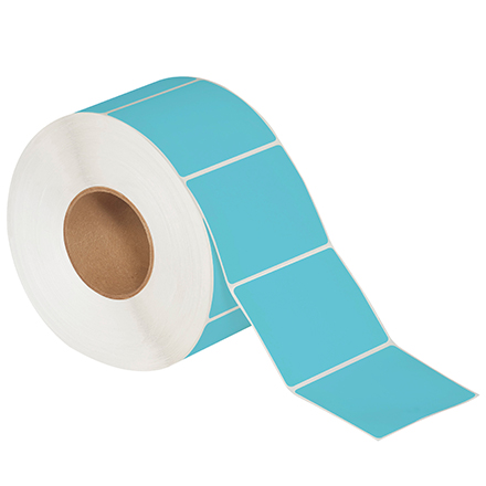 4 x 3" Blue Thermal Transfer Labels